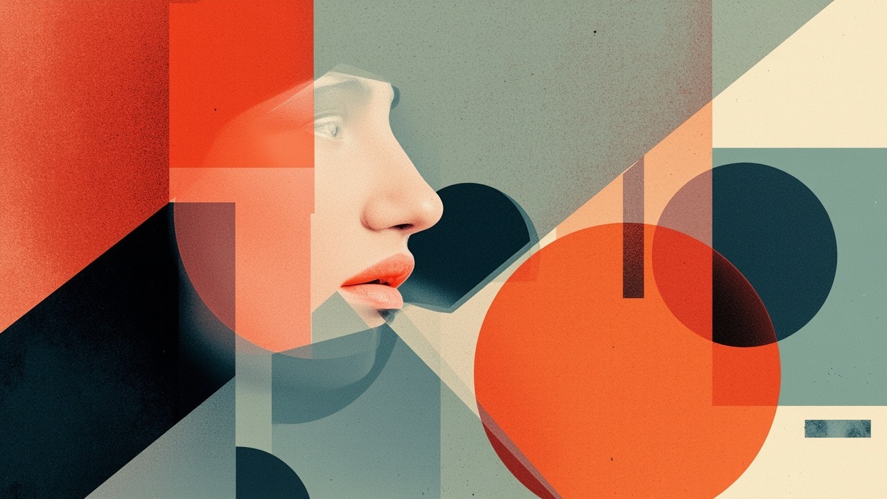 Abstract editorial illustration accompanying “Punctuation and Protocols: How Online Mistresses Use Structure to Hold Boundaries”.